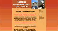 Desktop Screenshot of eastbaypressurewash.com