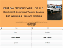 Tablet Screenshot of eastbaypressurewash.com